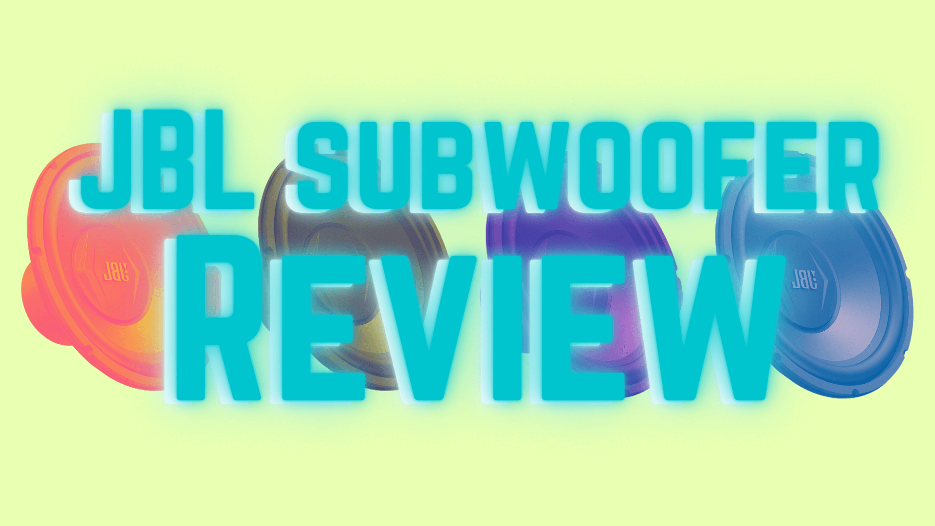 JBL Subwoofer review