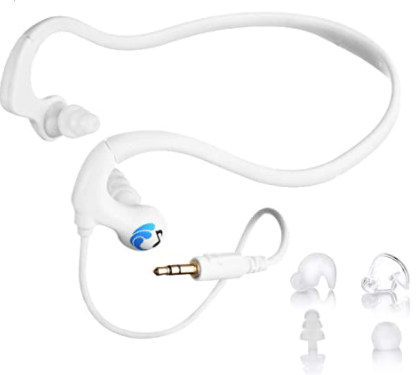 HydroActive Waterproof Headphones: (Convenient Waterproof Earbuds for Swimming)