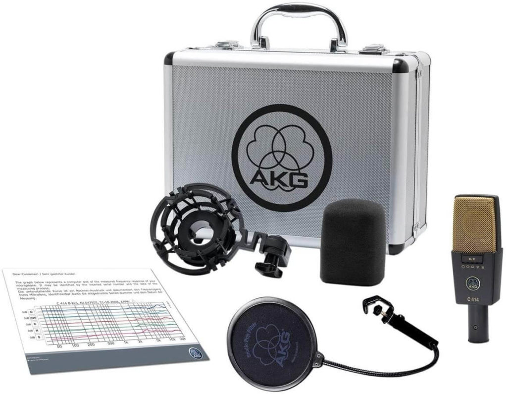 AKG C414 XLii Package Contents